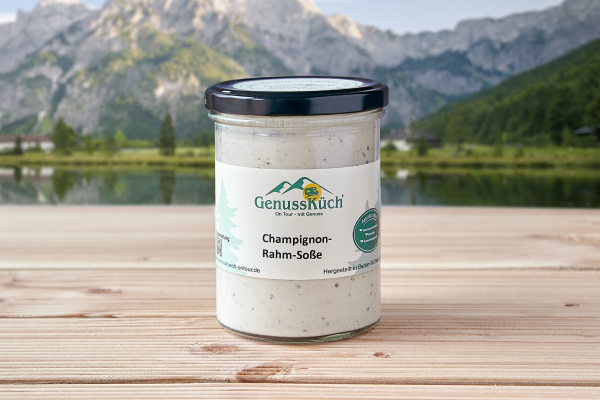 GenussKüch’ on Tour Champignon-Rahm-Sauce