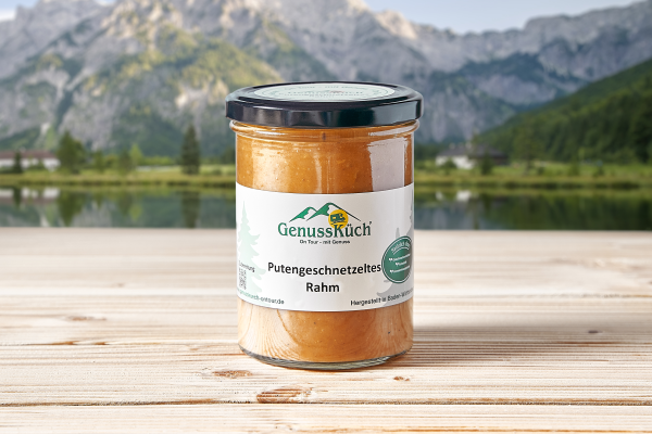 GenussKüch’ on Tour Putengeschnetzeltes in Rahmsauce