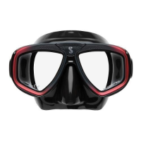 Scubapro zoom maske, schwarzes silikon, div. Farben