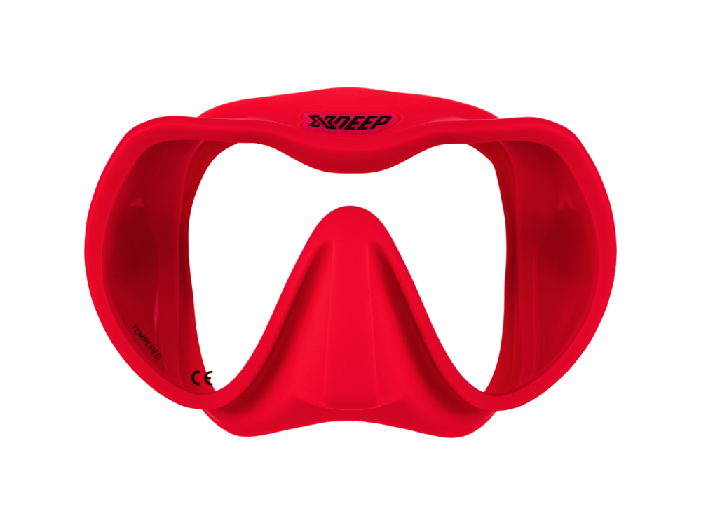 xDEEP Radical Tauchmaske Grösse: L, rot