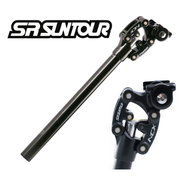 SR Suntour Sattelstütze NCX, schwarz Ø 30.9 mm, L = 350 mm