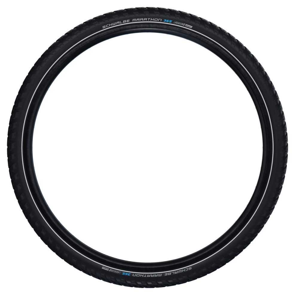Schwalbe starr mit Reflexstreifen black