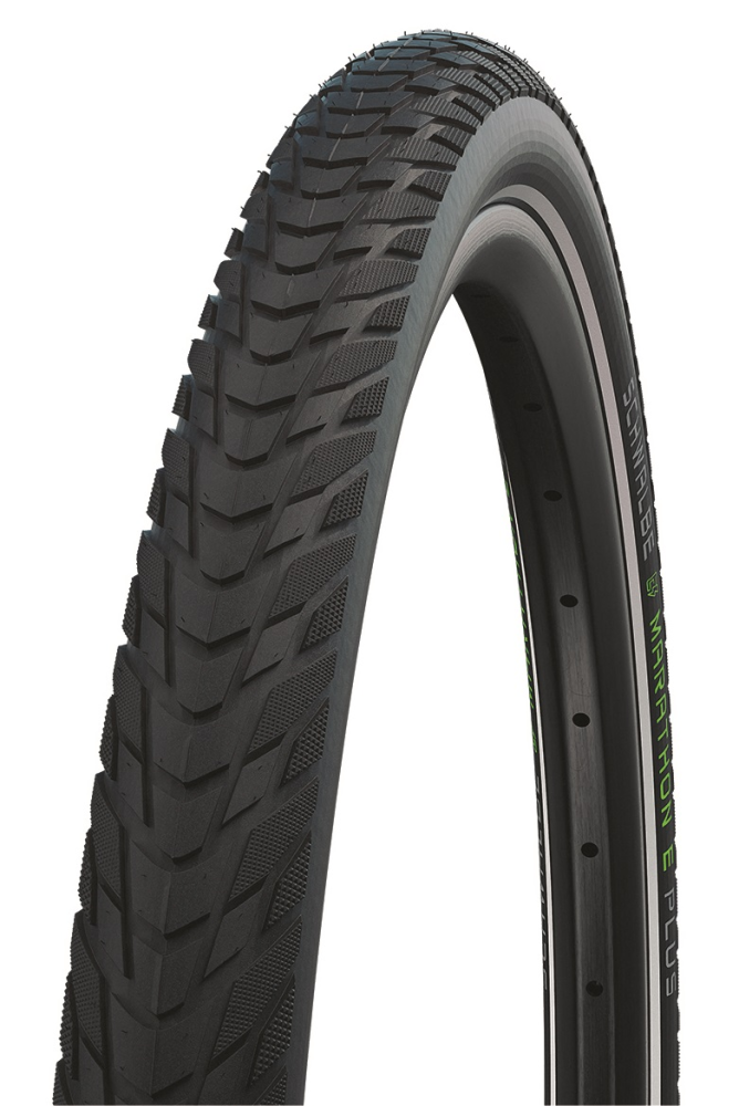 Schwalbe Pneu Marathon E-Plus 700x47C Starr mit Reflexstreifen black