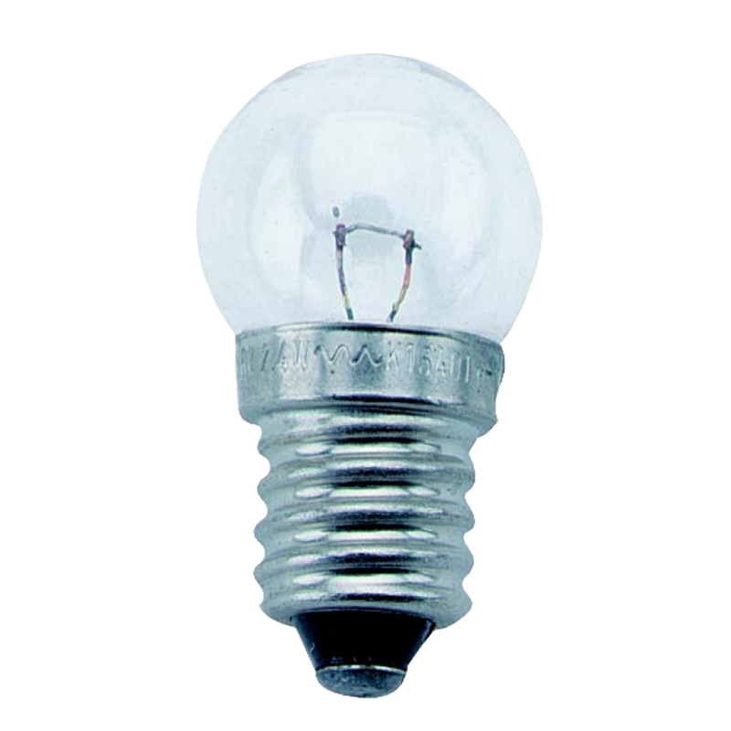 Birne, Rücklicht, mit Gewinde 6V/0.6W/0.1A, (E10)