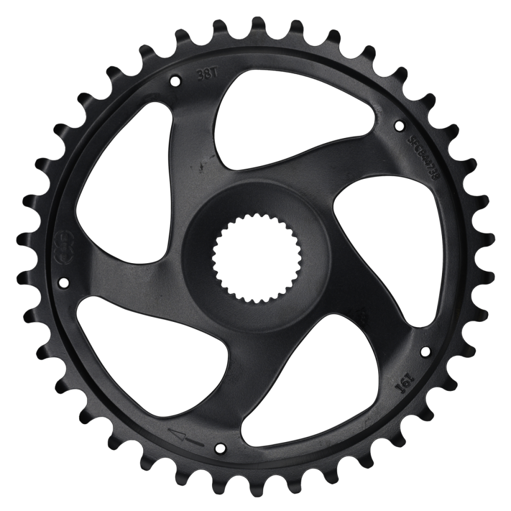Bosch Kettenblatt, Direct mount, 38T, Gen4, 11/128", chain line 50,0mm, black